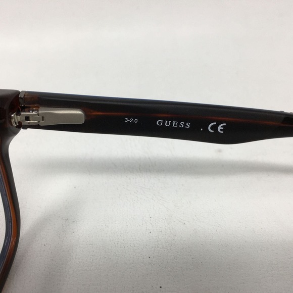 Guess GU 1943 Square Full Rim Designer Glasses, Men's Matte Blue 56-17-145 - Picture 13 of 14